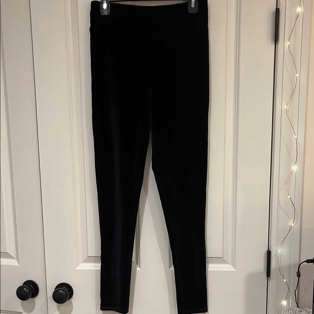 Sam Edelman Black Velvet Leggings